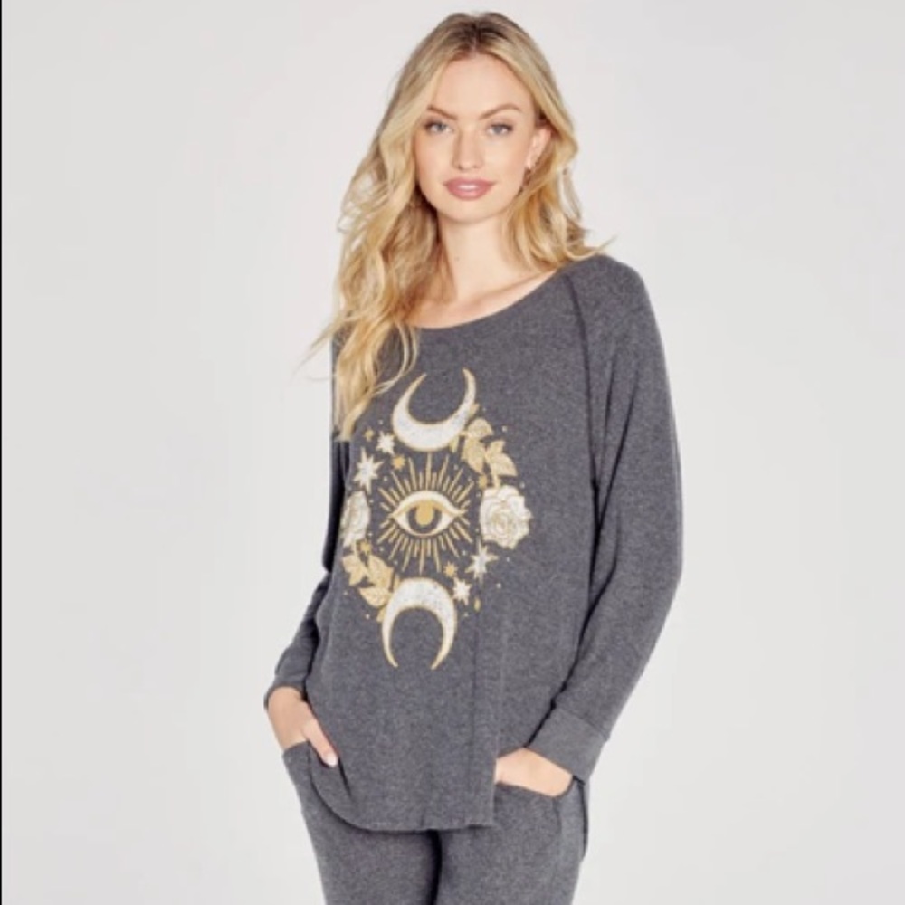 Wildfox Illuminati Raglan Evil Eye
